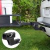 Trailer Receiver Hitch Extender Extension Adapter with Hitch Pin - Black - 6-3/4 inch