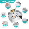Kids Travel Tray Toddler Car Seat Lap Tray Kids Road Trip Table Tray - Grey