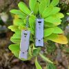 Stainless Whistle Double Tube Lifesaving Emergency SOS Outdoor Survival Whistle - Golden