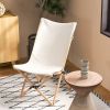 Outdoor Butterfly Chair Camping Chairs 2 Pack - Beige - Camping Chairs