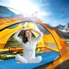 3 Inch Thick Inflatable Waterproof Camping Sleeping Pad - Blue