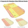 Inflatable SUV Air Backseat Mattress Travel Pad with Pump Camping - Camel