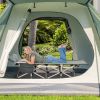 28.5 Inch Extra Wide Sleeping Cot for Adults with Carry Bag - Gray